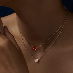 Chopard Jewelry: My Happy Hearts Carnelian Necklace 81A086-5801