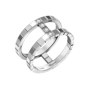 Chopard Jewelry: Ice Cube Pure Double Ring 827006-1010