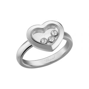 Chopard Jewelry: Happy Diamonds Icons Heart Ring 82A611-1000