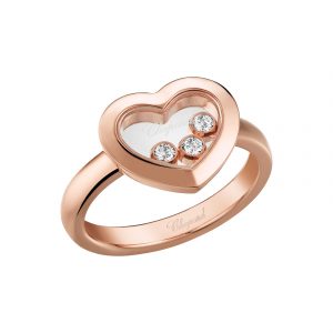 Chopard Jewelry: Happy Diamonds Icons Heart Ring 82A611-5000