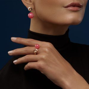 Chopard Jewelry: Happy Diamonds Planet Pink Ring 82A619-5700